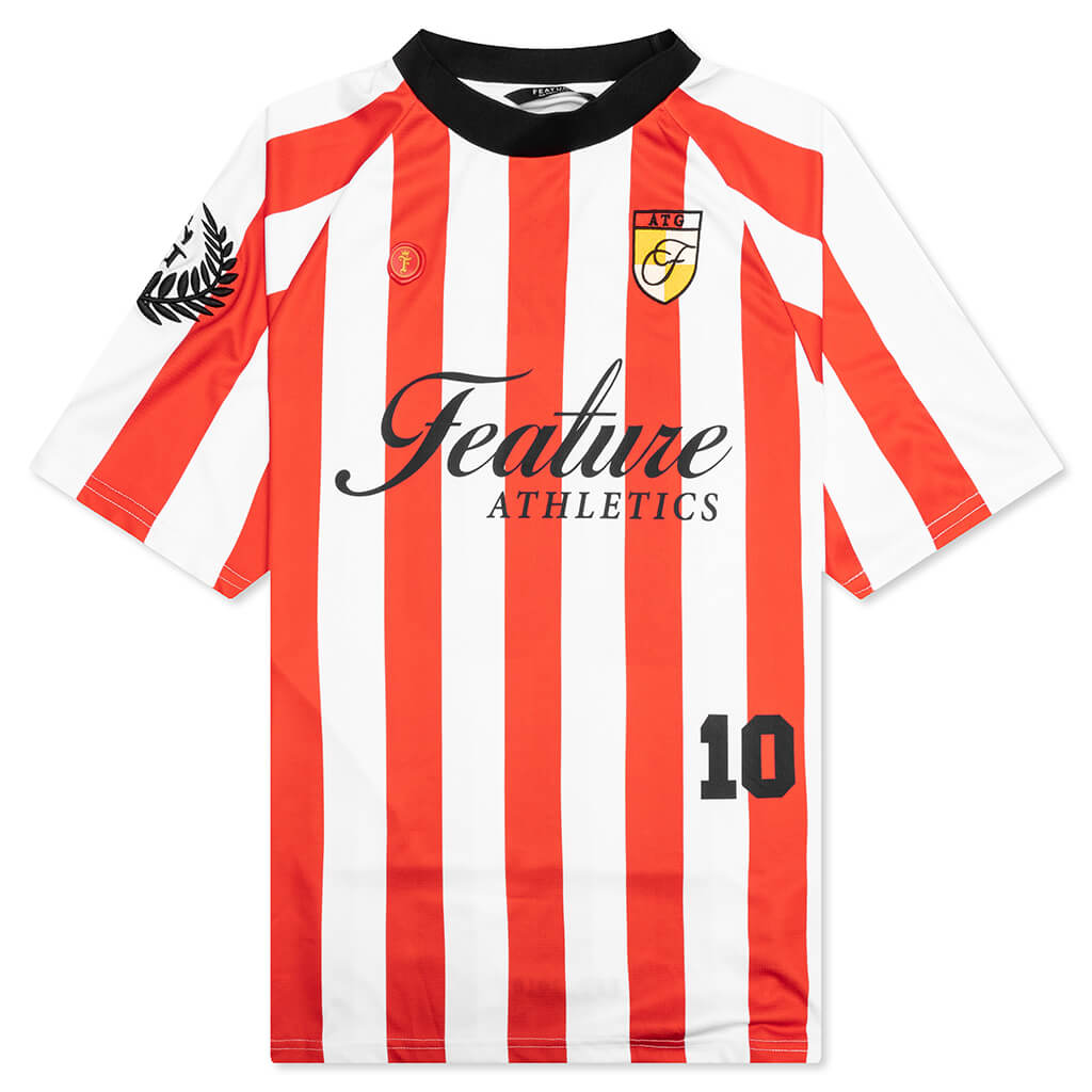 Pele Futbol Jersey - Red/White