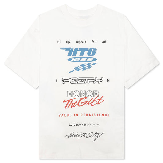 Persistence Race Tee - White