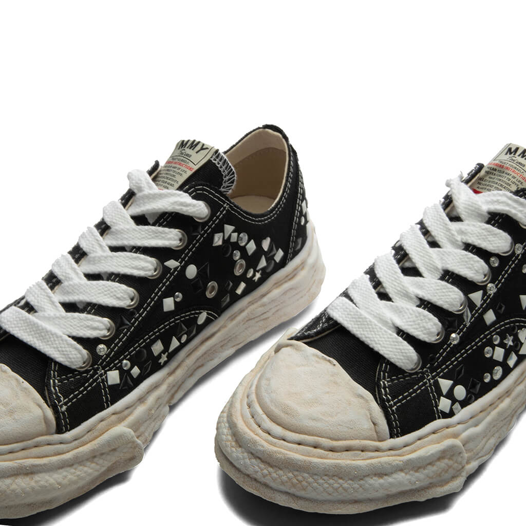 Peterson 23 Low OG Sole Embellished Canvas - Black