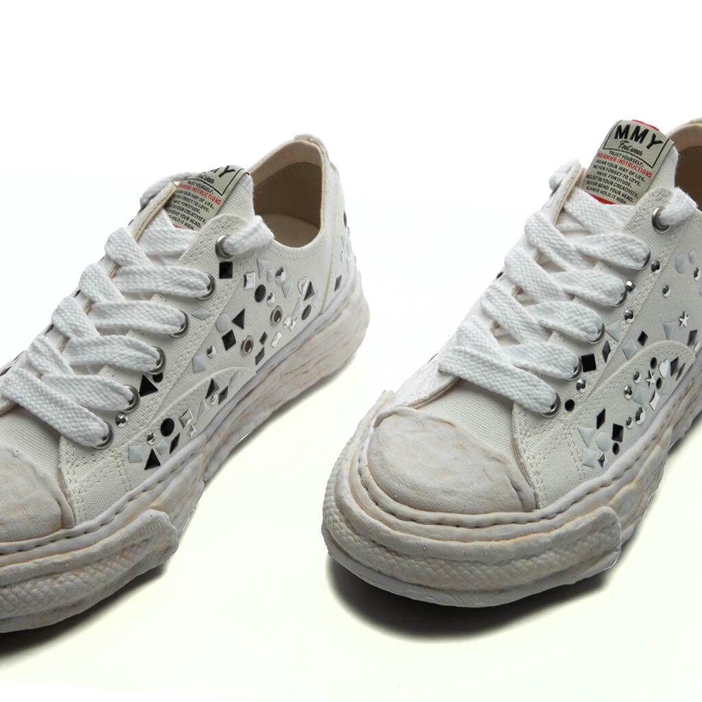 Peterson 23 Low OG Sole Embellished Canvas - White