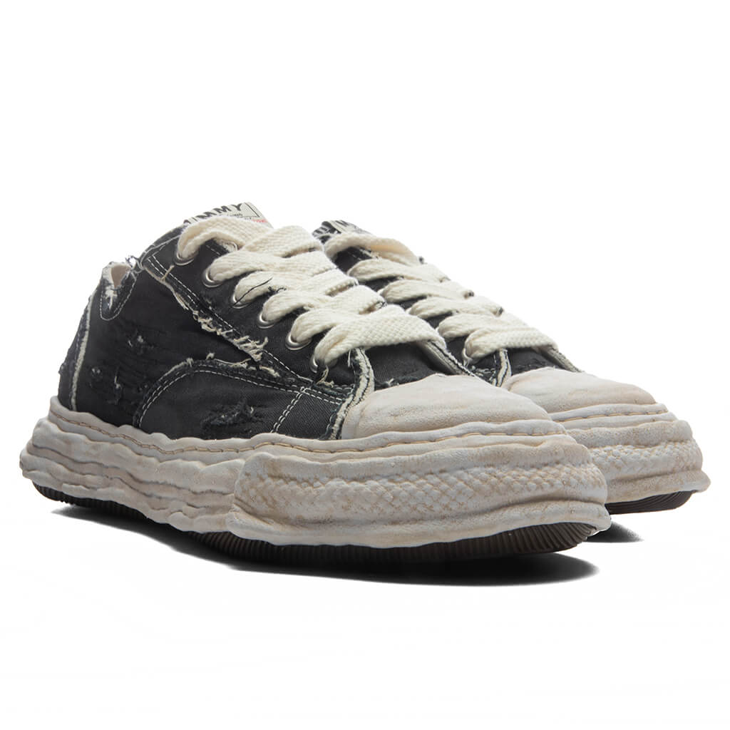 Peterson 23 Low OG Sole Ripped Over Dyed Canvas - Black