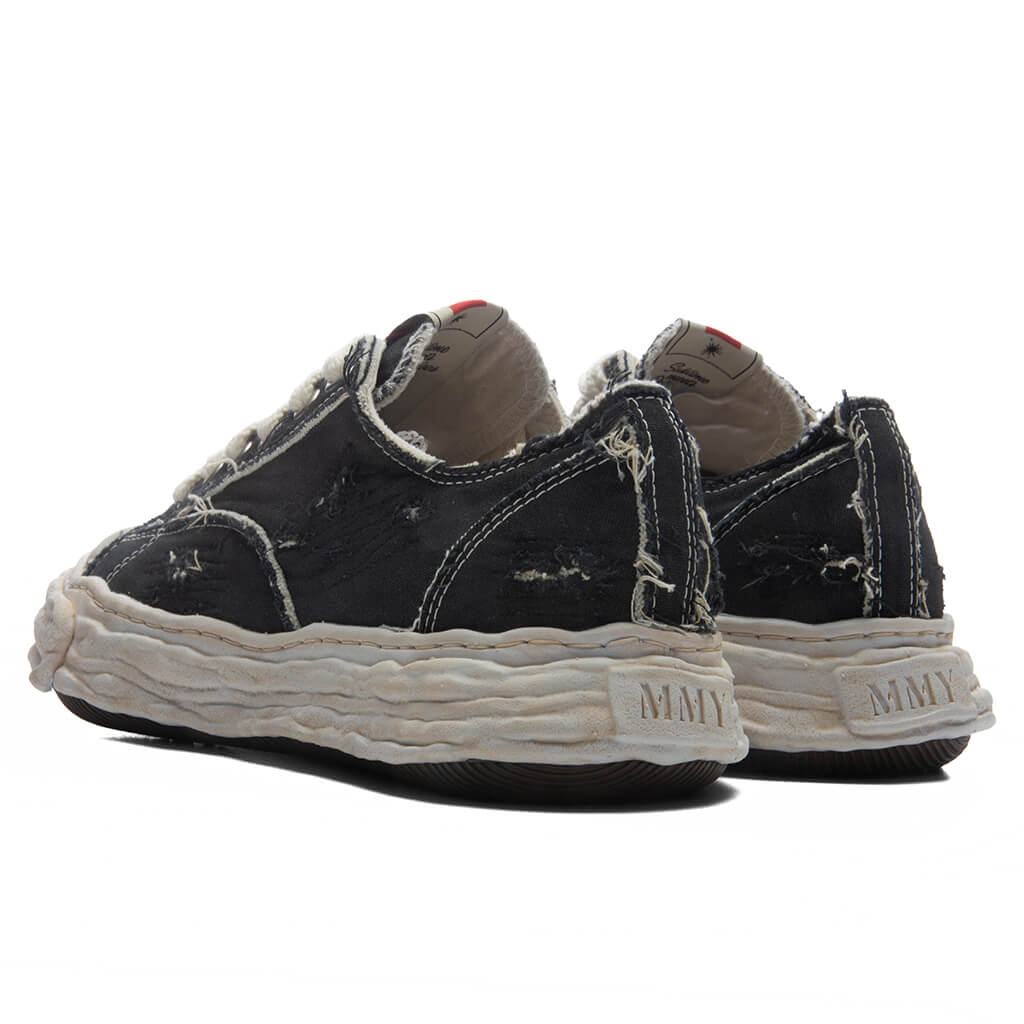 Peterson 23 Low OG Sole Ripped Over Dyed Canvas - Black