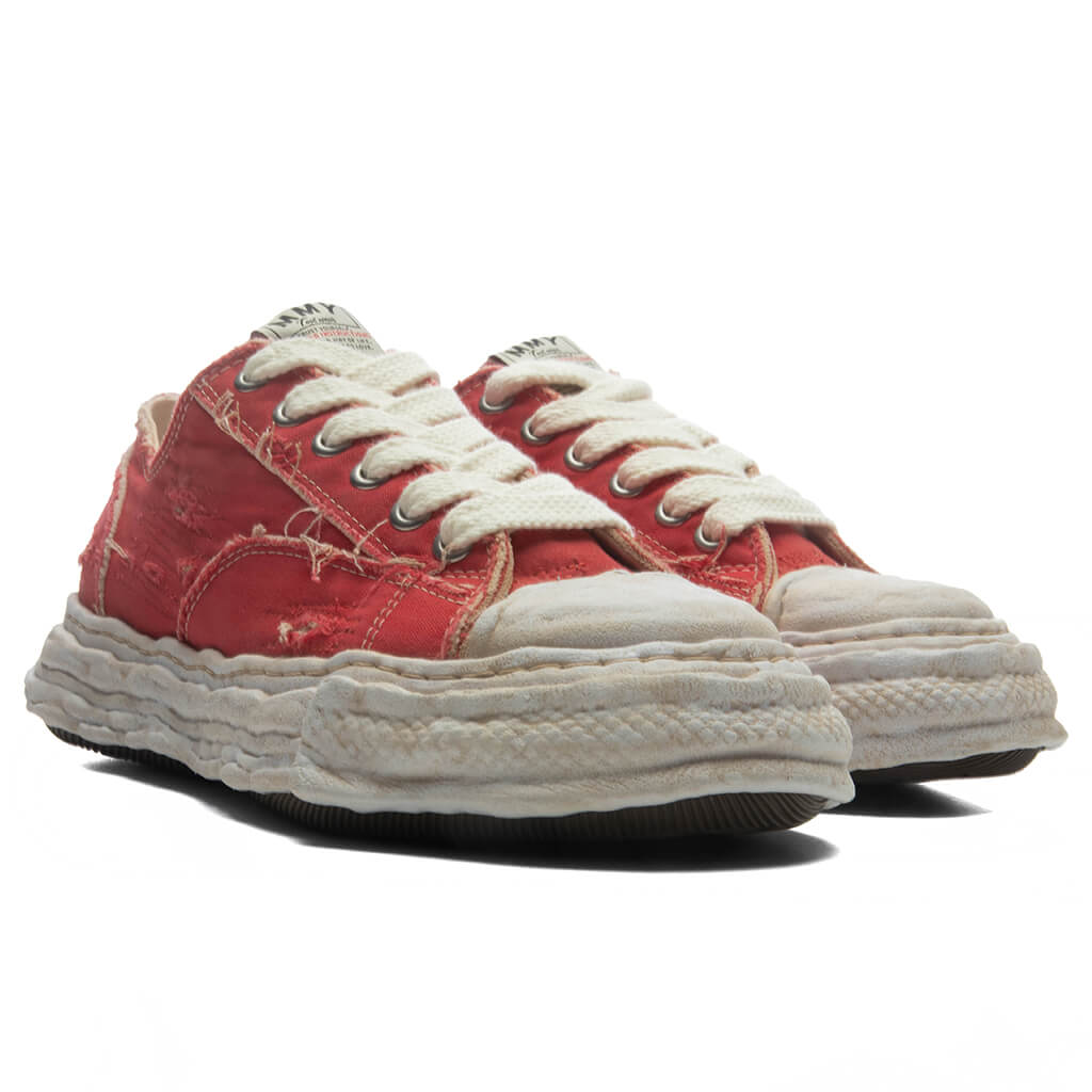 Peterson 23 Low OG Sole Ripped Over Dyed Canvas - Red