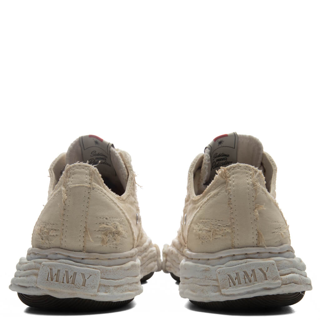 Peterson 23 Low OG Sole Ripped Over Dyed Canvas - White