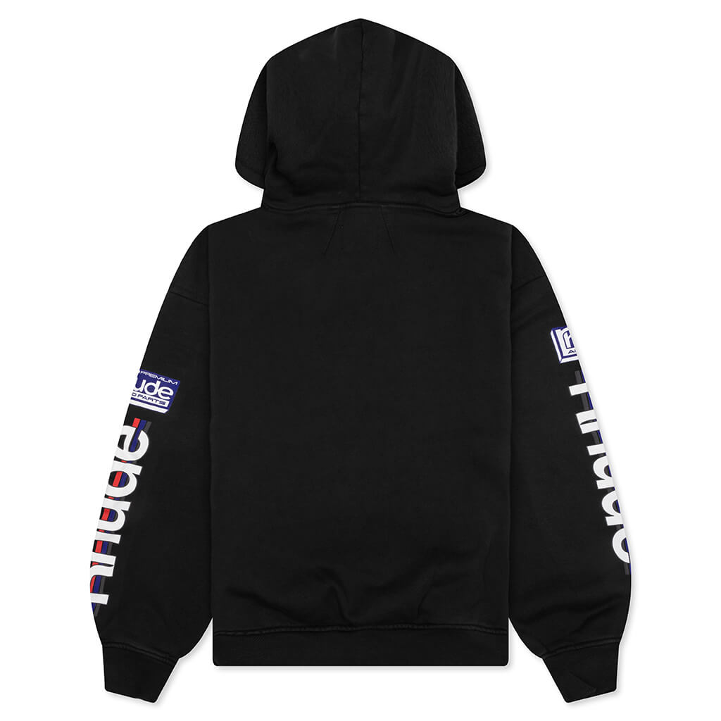 Petrol Patch Hoodie - Vintage Black