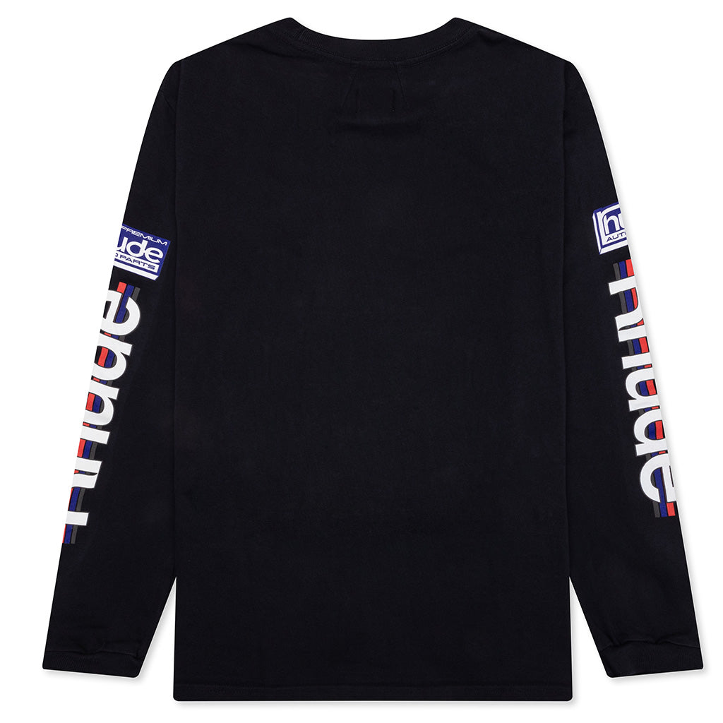 Petrol Patch L/S Tee - Vintage Black