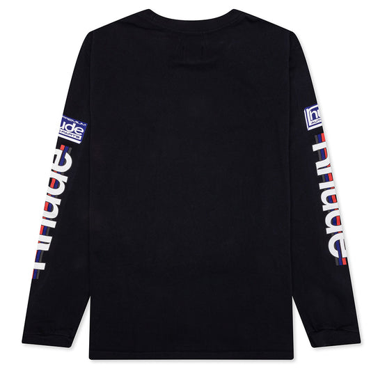 Petrol Patch L/S Tee - Vintage Black