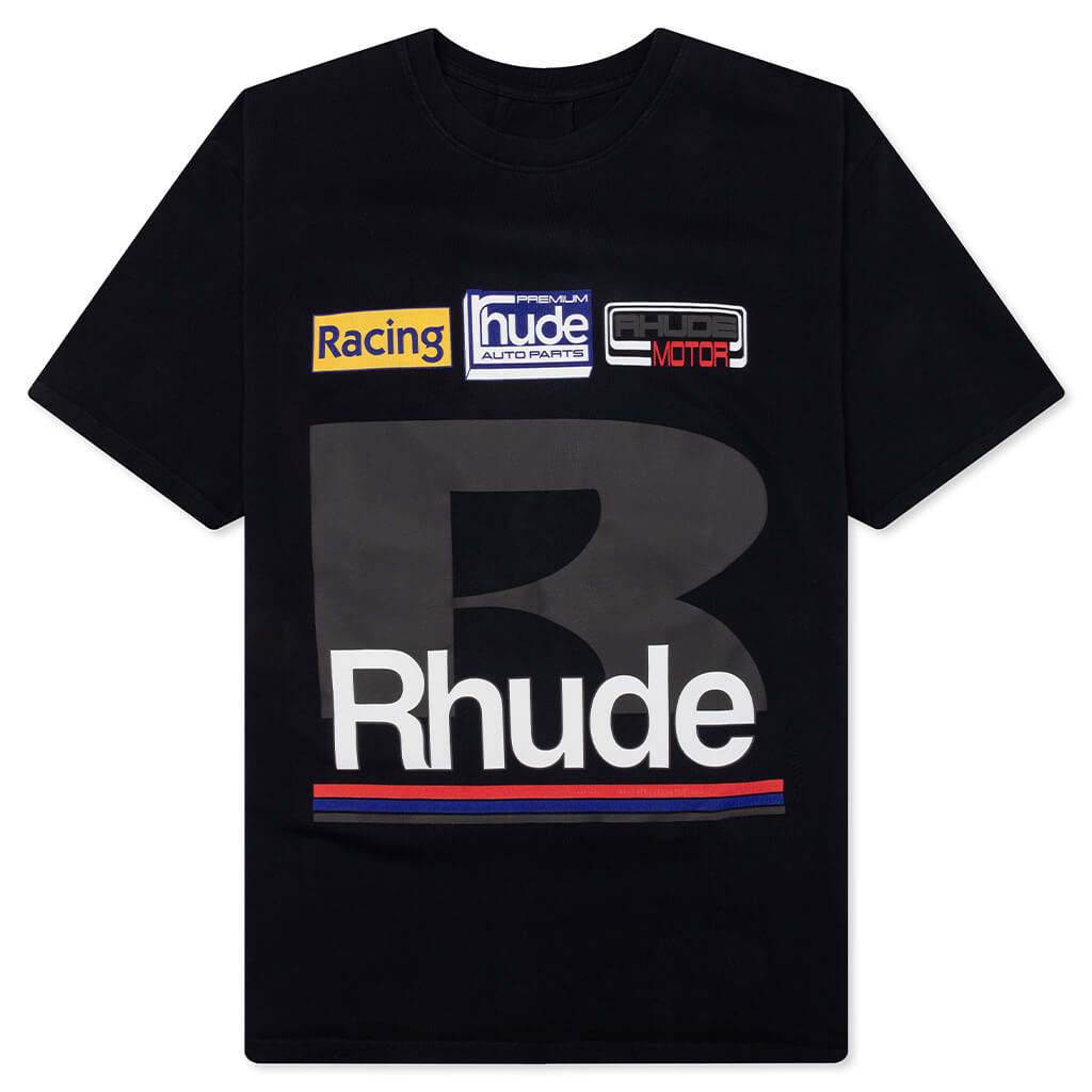 Petrol Patch Tee - Vintage Black
