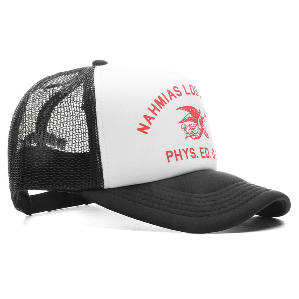 Physical Education Foam Trucker Hat - Black
