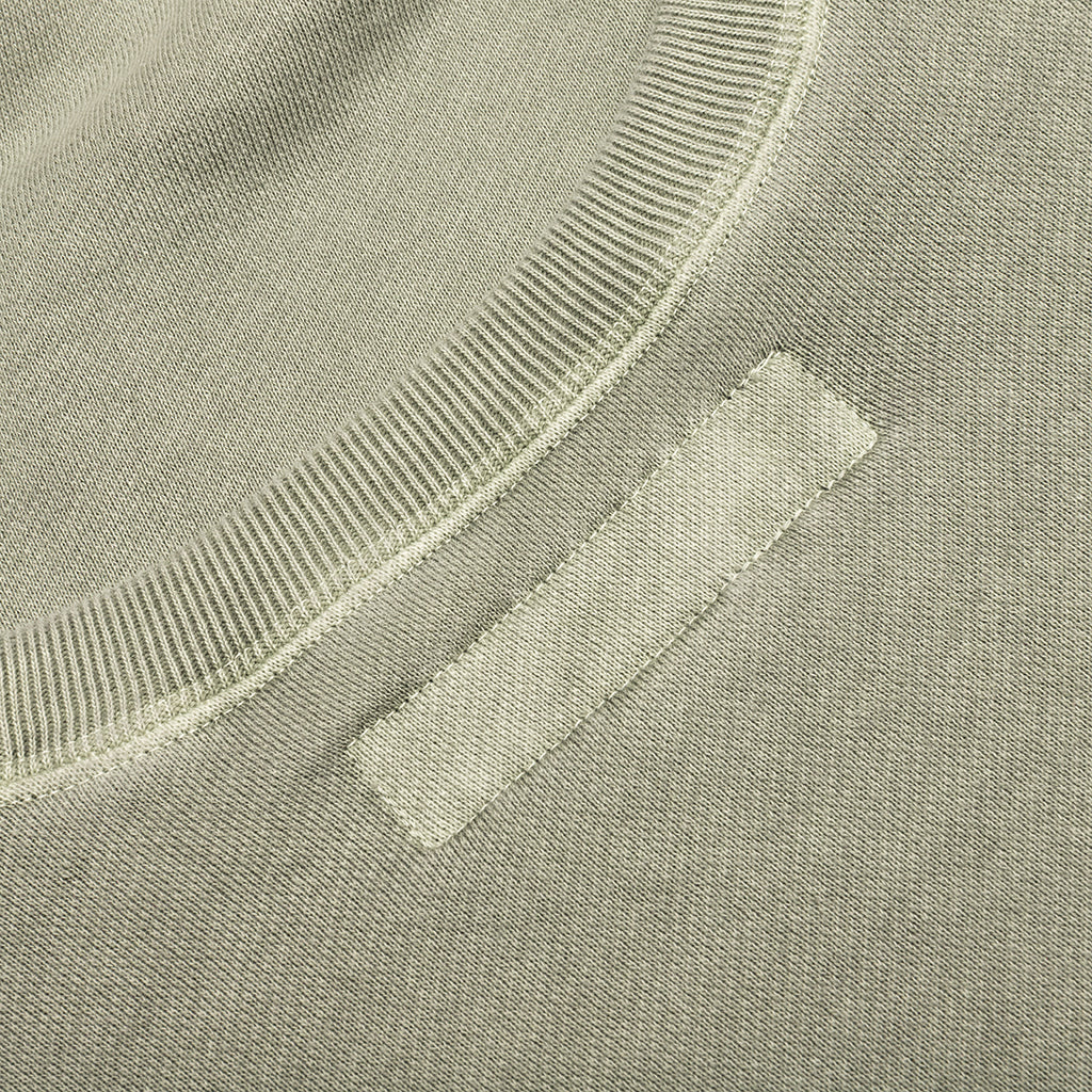Pigment Dyed Sweat Shirt L/S - Olive