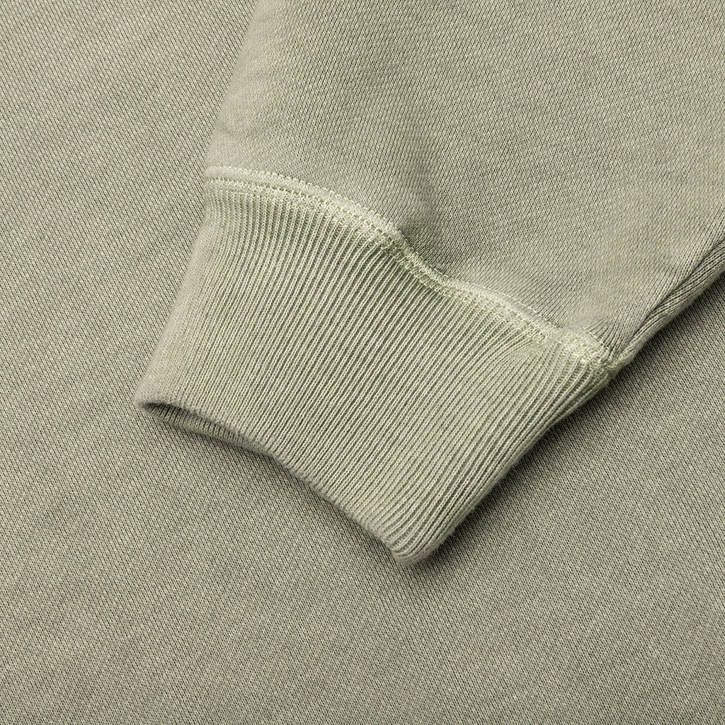 Pigment Dyed Sweat Shirt L/S - Olive