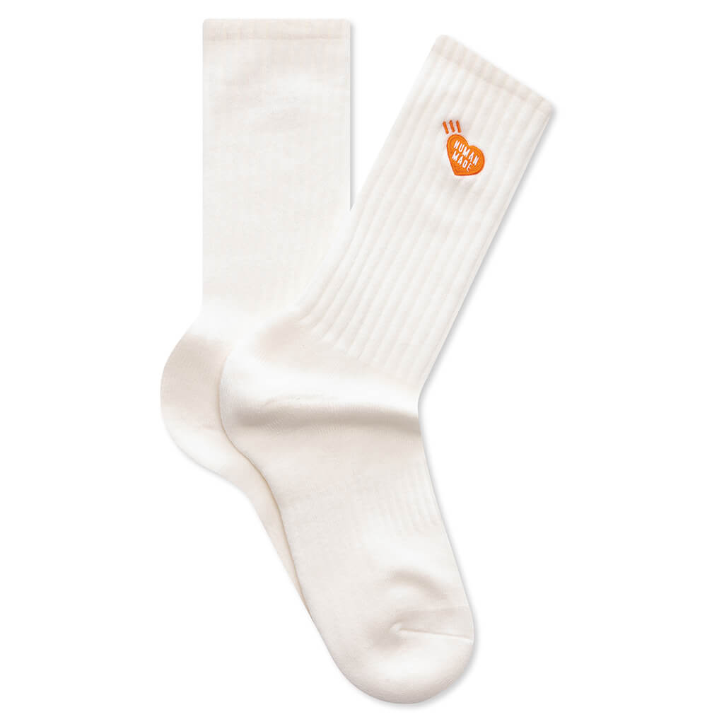 Pile Socks - White