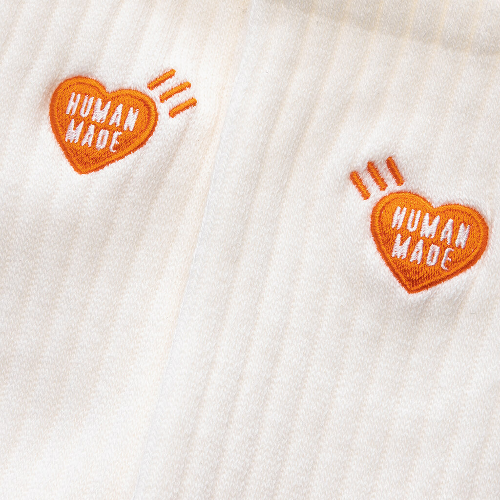 Pile Socks - White