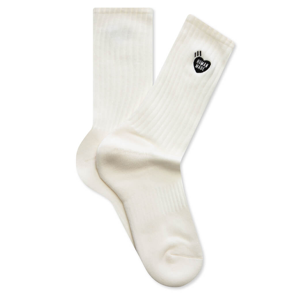 Pile Socks - White