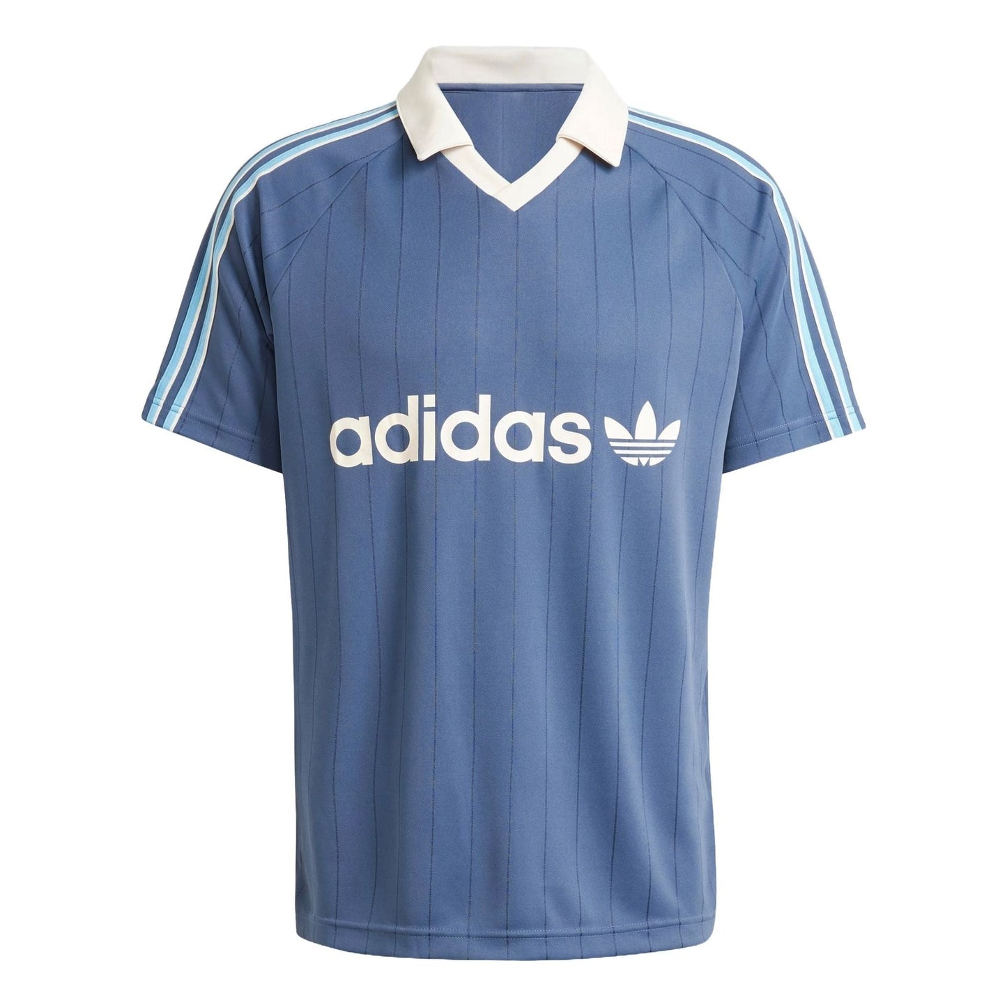 adidas Pinstripe Jersey Asia Sizing Asia Sizing 'Blue' IU0199