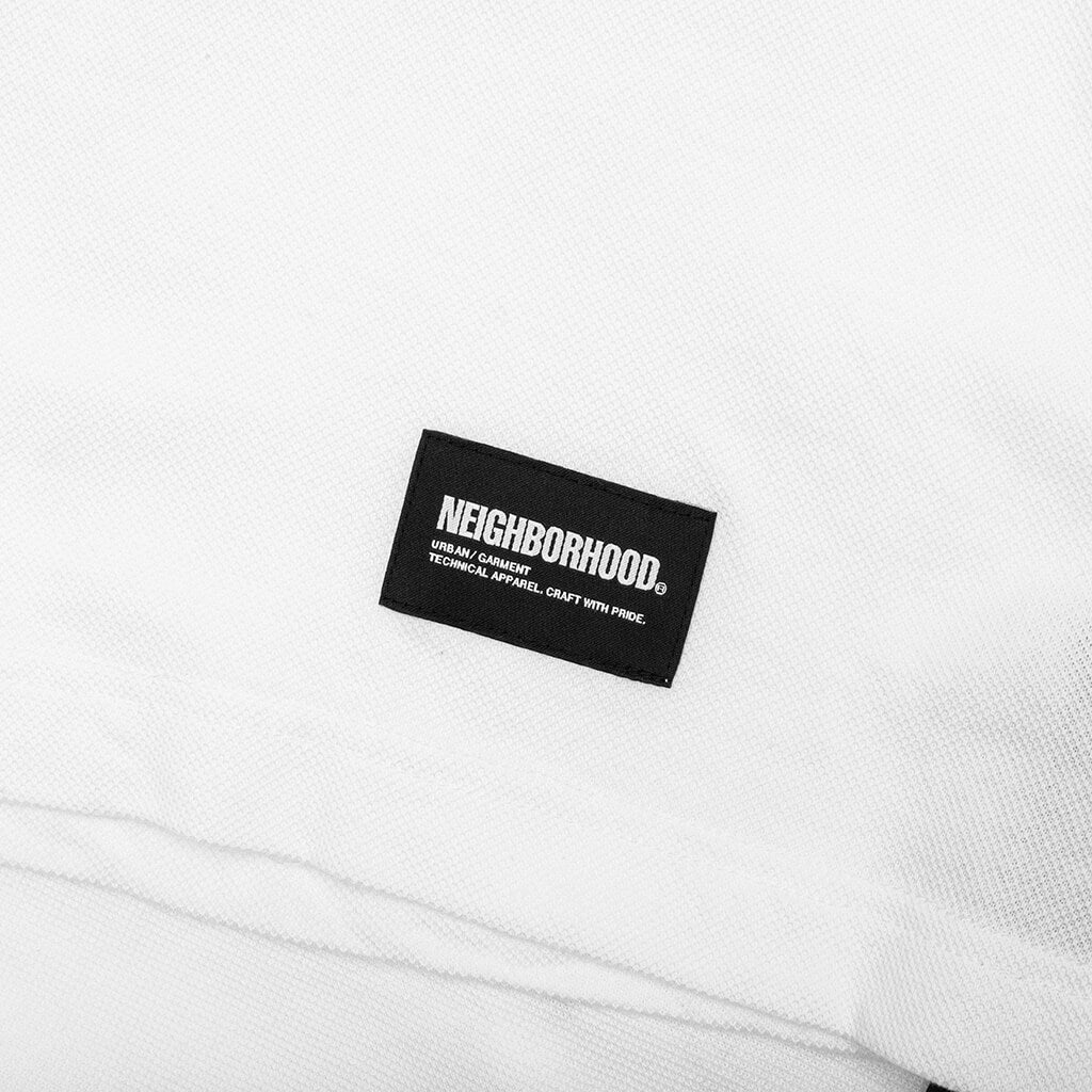 Pique Line S/S Polo Shirt - White