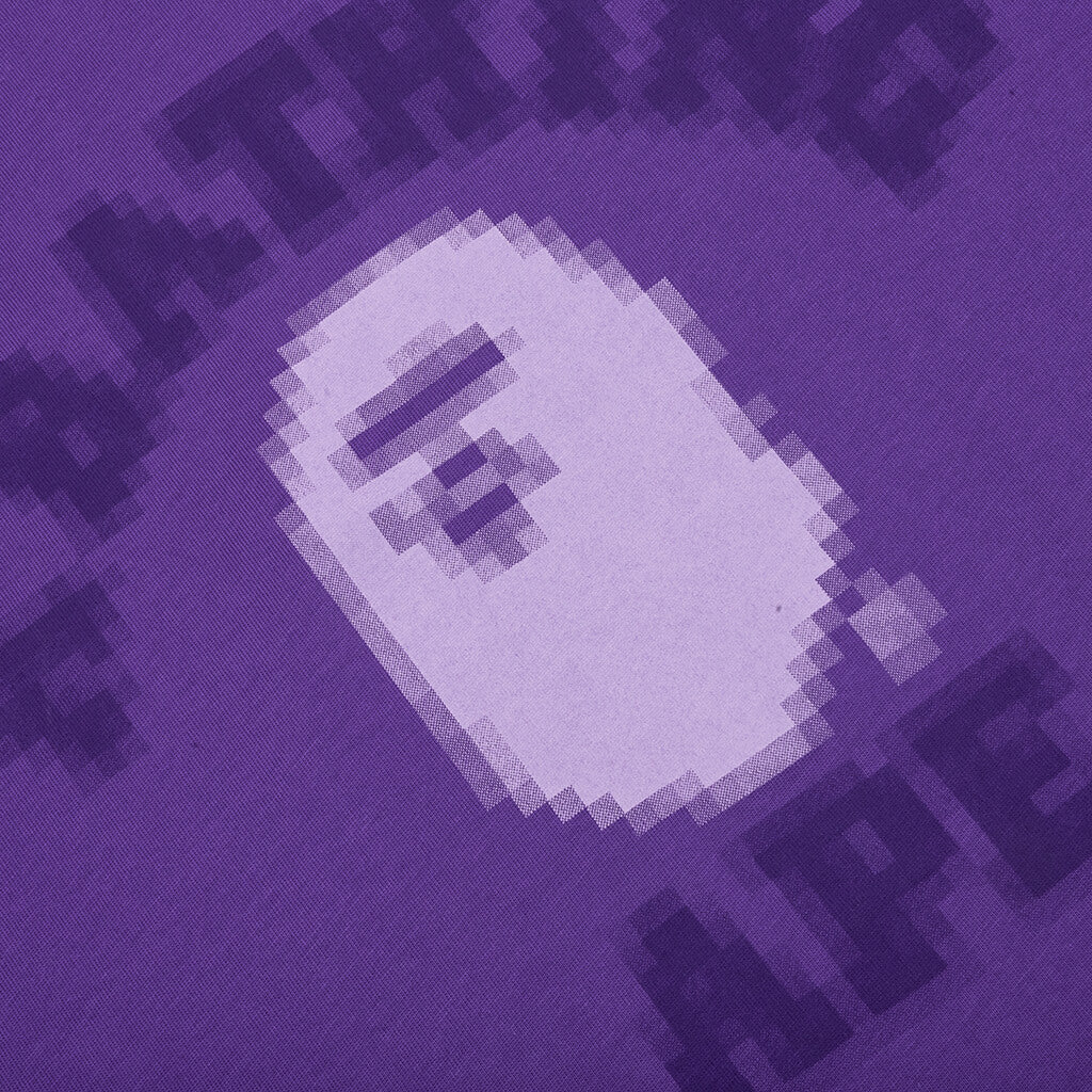 Pixal College Relaxed Fit Tee - Purple