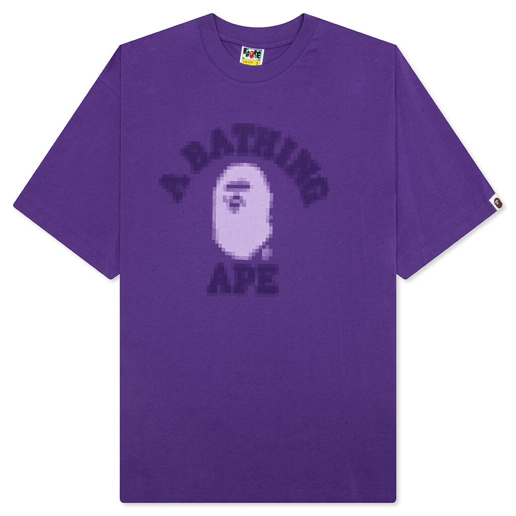 Pixal College Relaxed Fit Tee - Purple