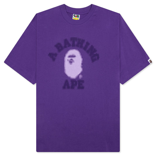 Pixal College Relaxed Fit Tee - Purple