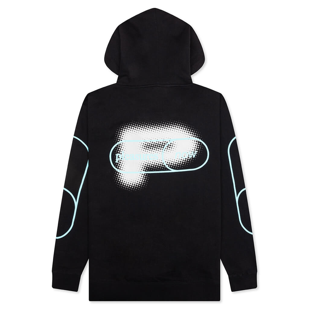 Pixel P Hoodie - Black