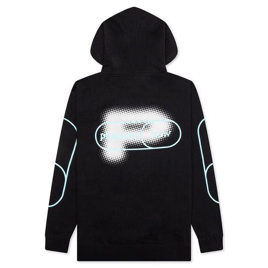 Pixel P Hoodie - Black