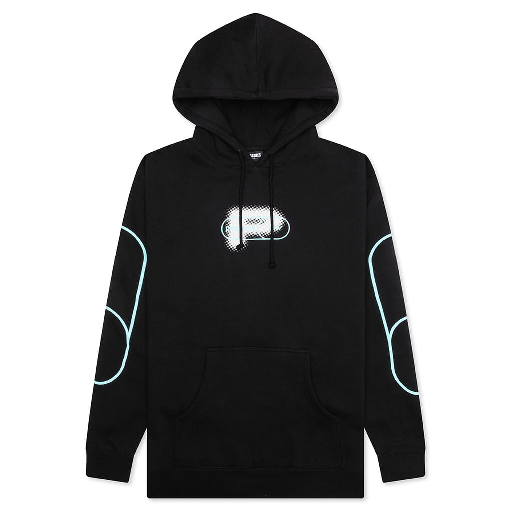 Pixel P Hoodie - Black