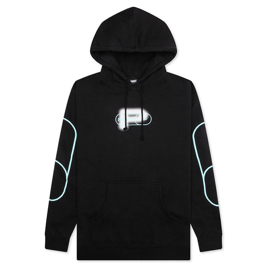 Pixel P Hoodie - Black