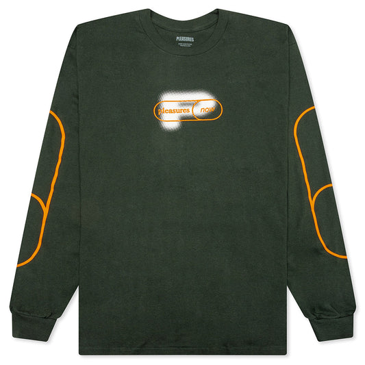 Pixel P Long Sleeve - Forest Green
