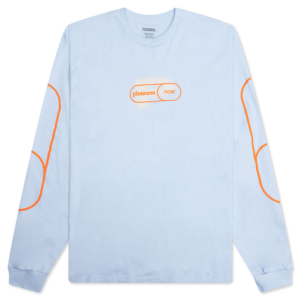Pixel P Long Sleeve - Light Blue