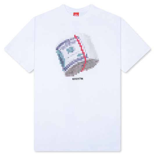 Pixel S/S Tee - White