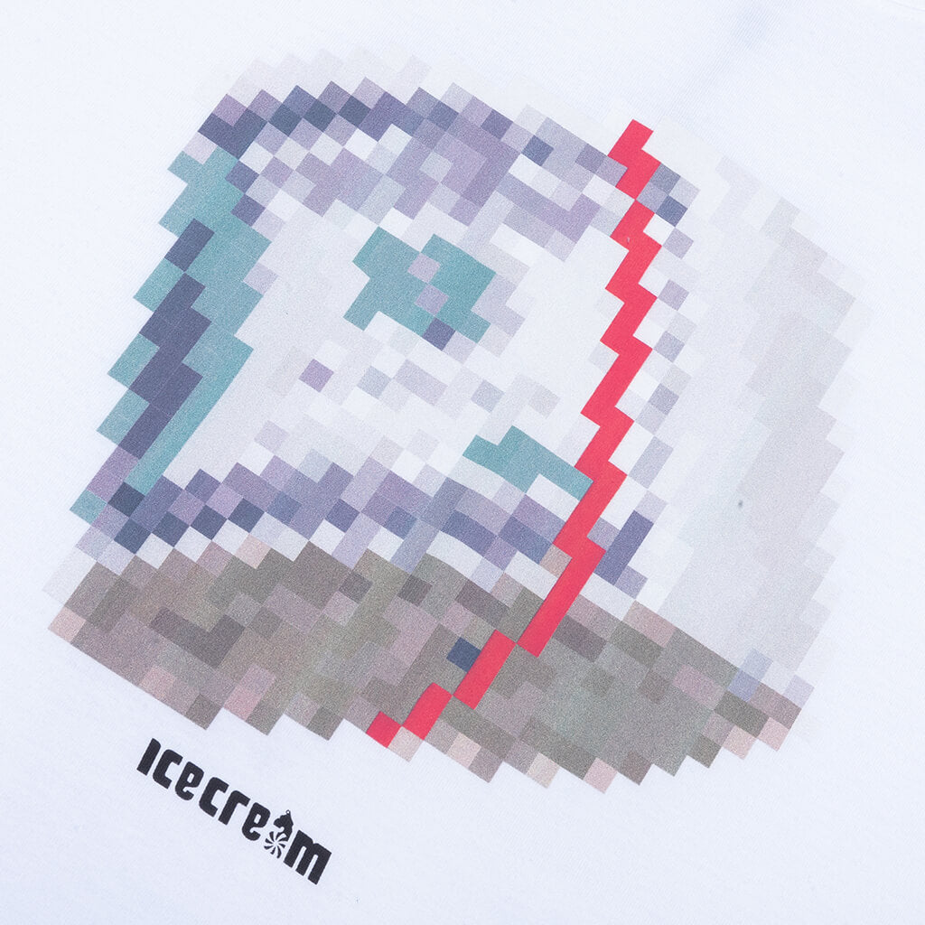 Pixel S/S Tee - White