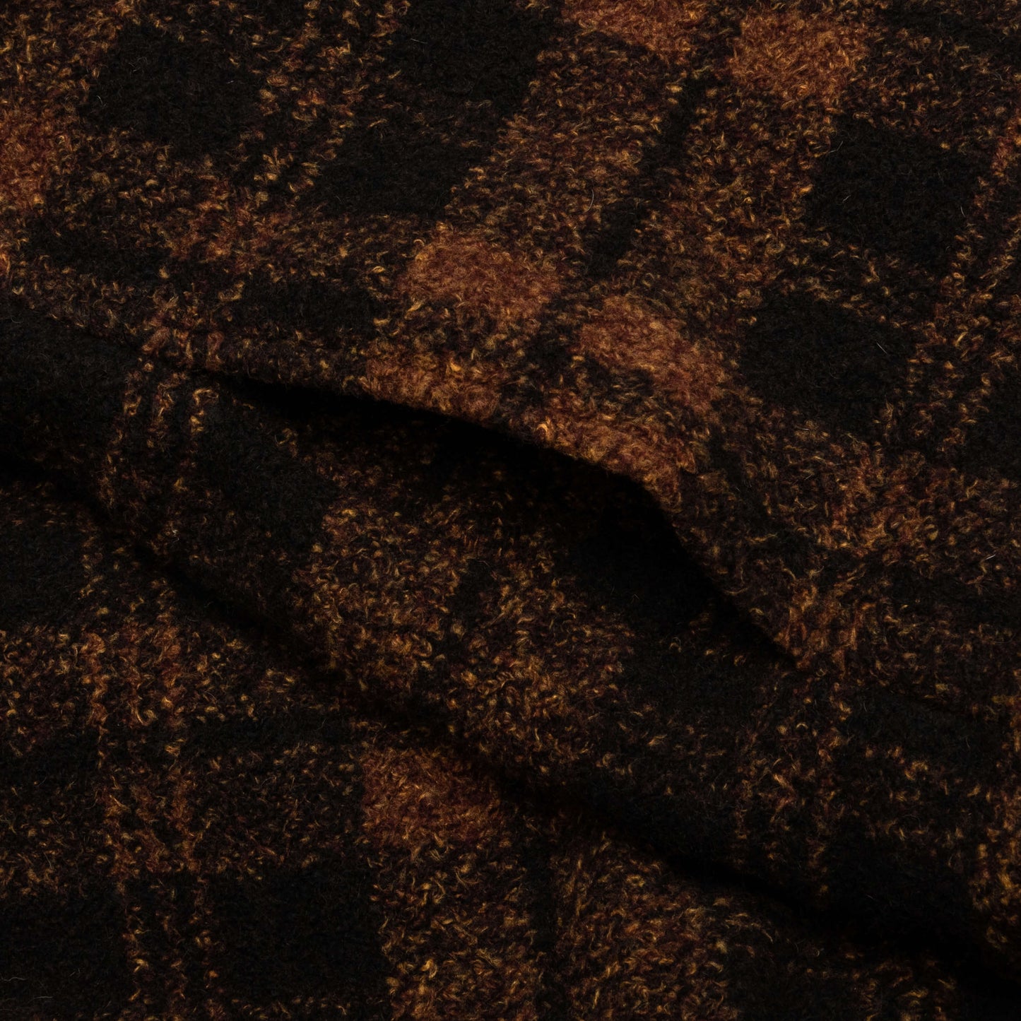 Plaid Padded Shirt - Saffron