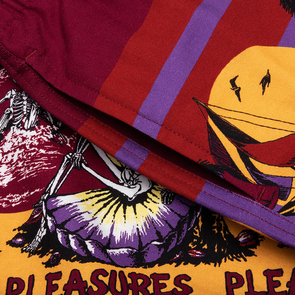 Beach Short - Burgundy