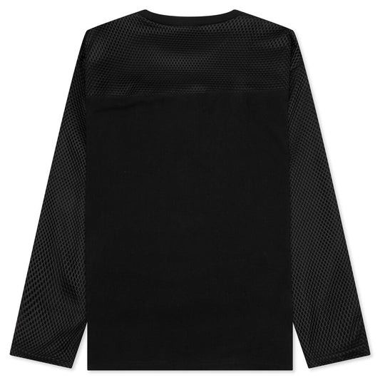 Chicago Mesh Long Sleeve Shirt - Black