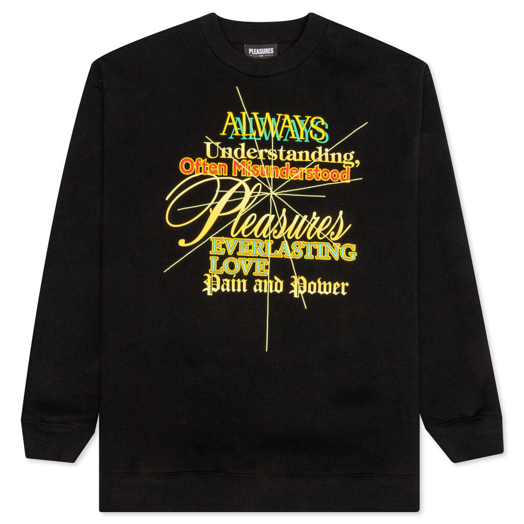 Faith Crewneck Sweatshirt - Black