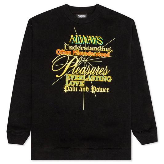 Faith Crewneck Sweatshirt - Black