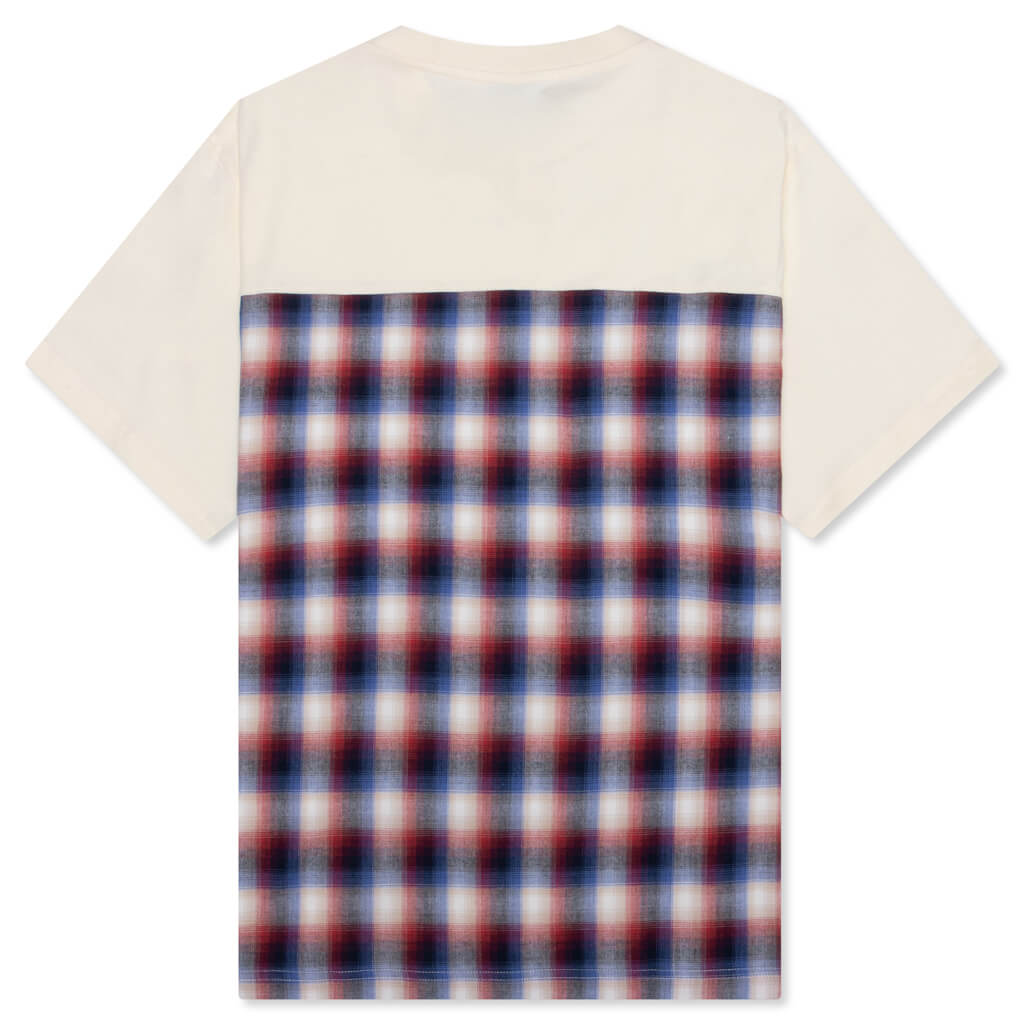 Tainted Contrast Heavyweight Shirt - Off White
