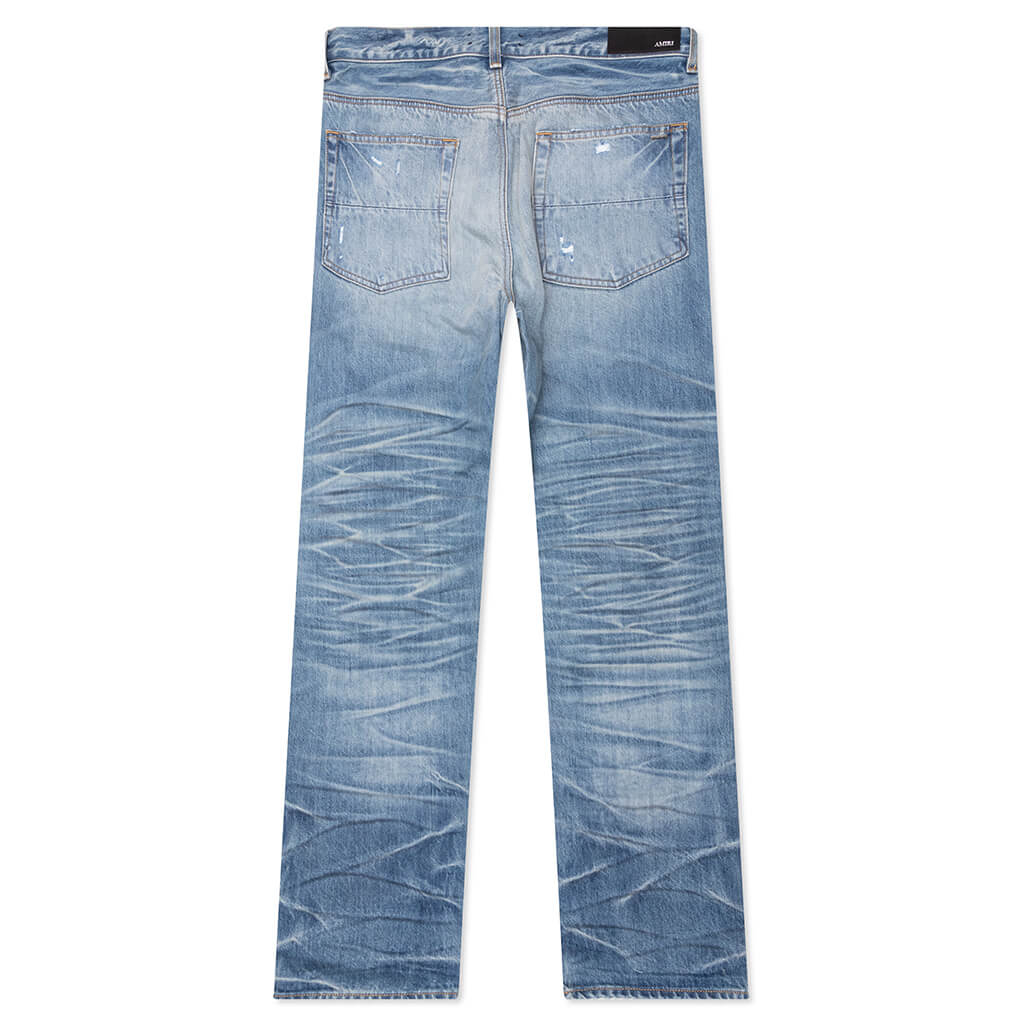 Pleated Denim Straight MX1 Jean - Honeycomb Indigo