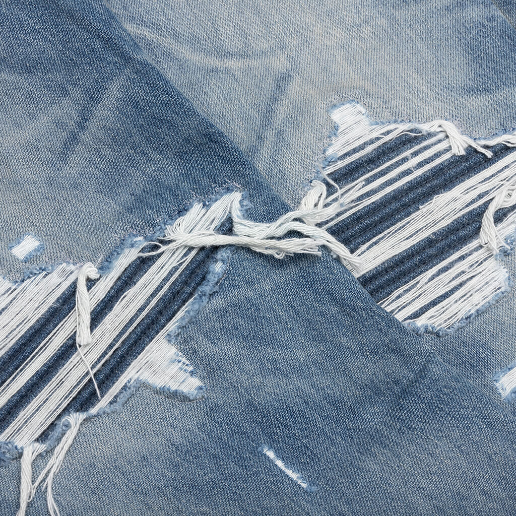 Pleated Denim Straight MX1 Jean - Honeycomb Indigo