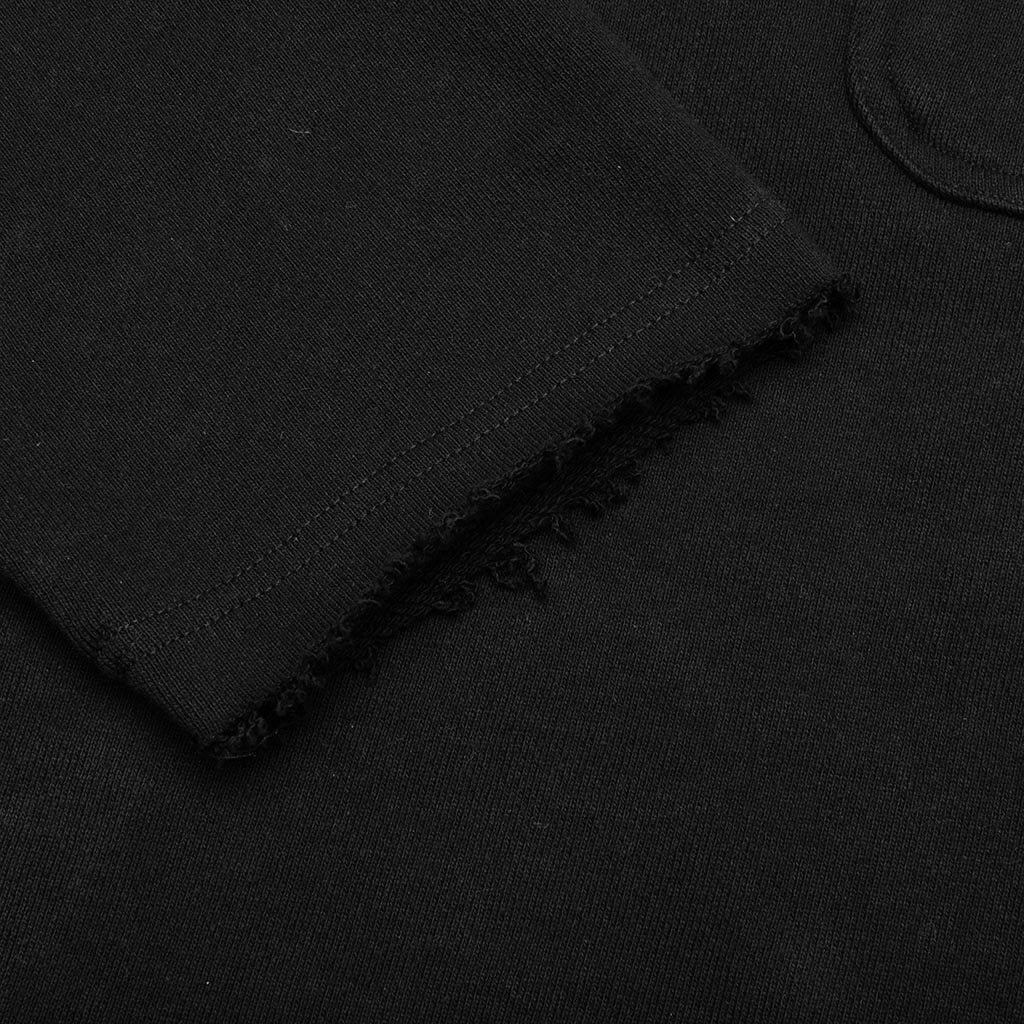 Pocket Pullover Crewneck - Black