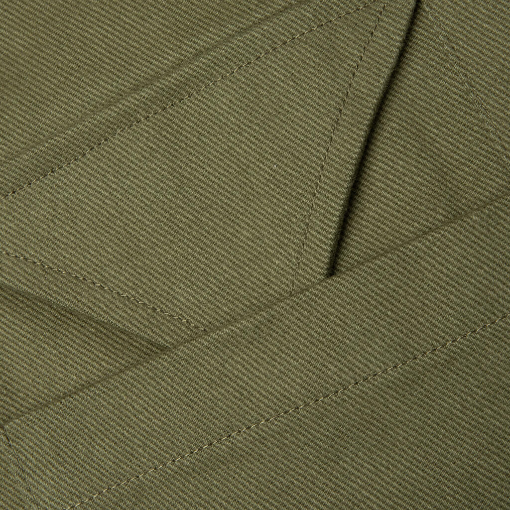 Pockets Boxy Jacket - Green