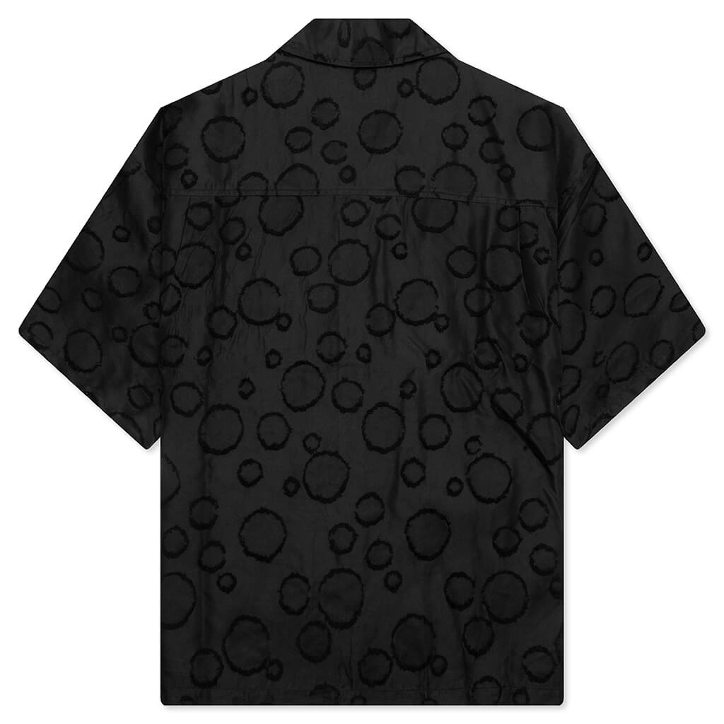 Polka Dot Camp Shirt - Black