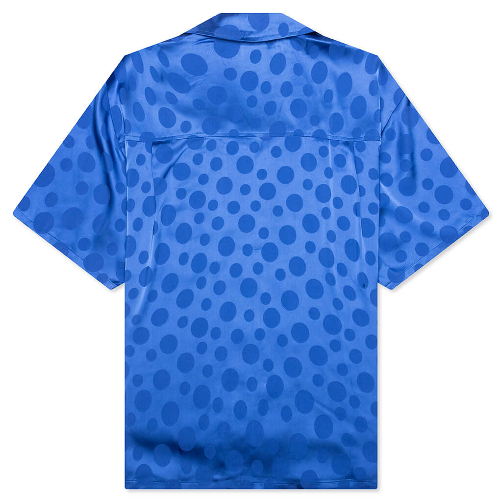 Polka Dot Camp Shirt - Blue