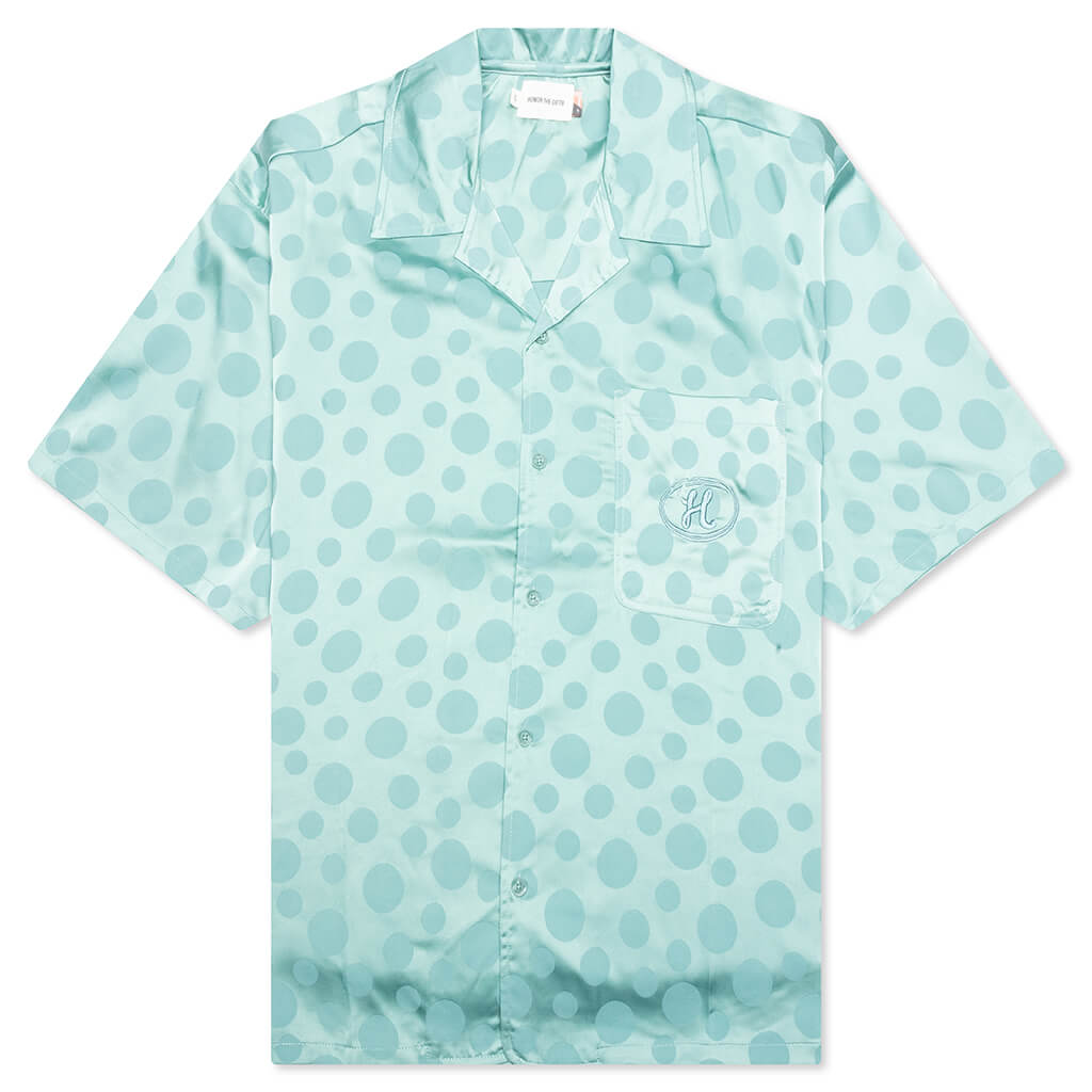 Polka Dot Camp Shirt - Green