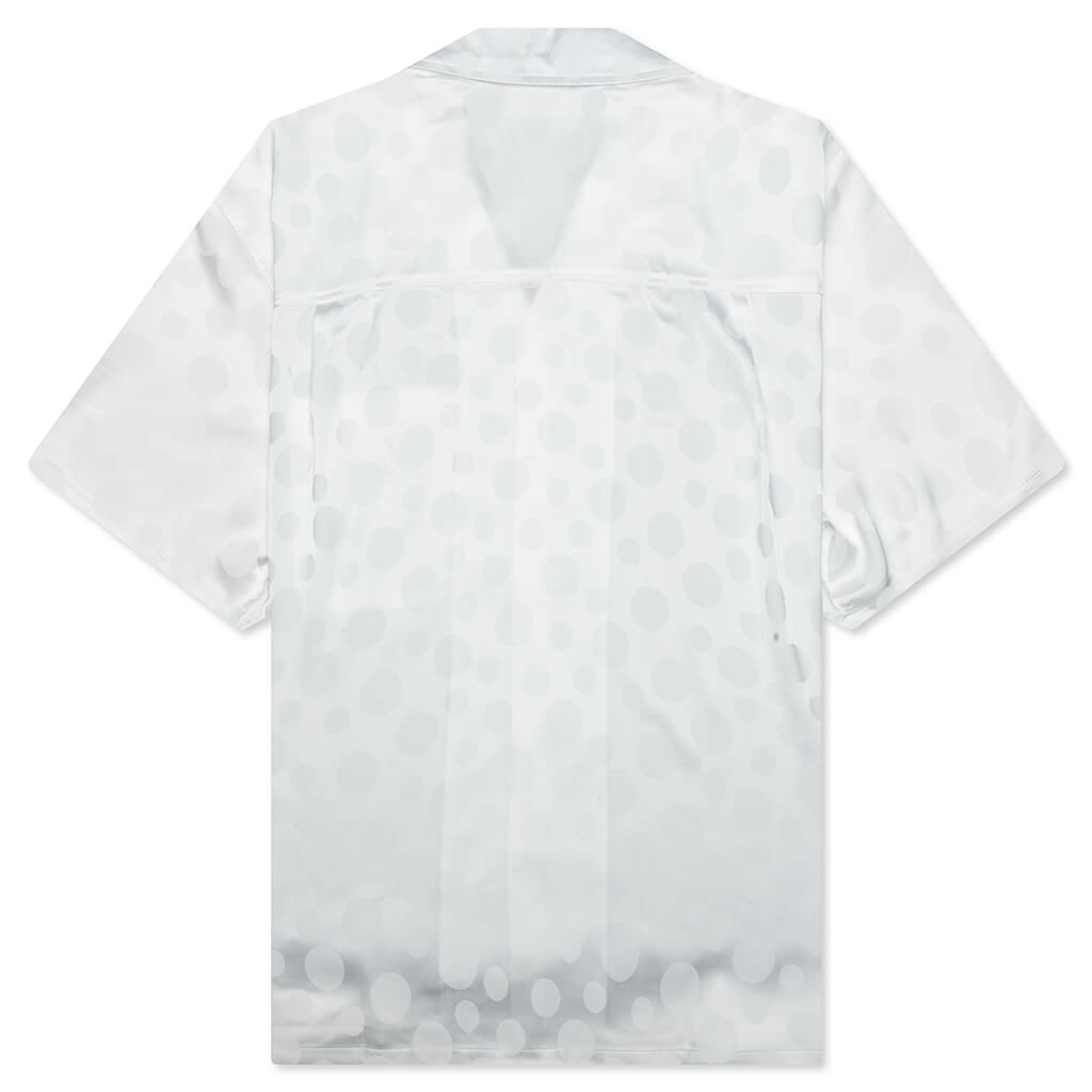 Polka Dot Camp Shirt - White