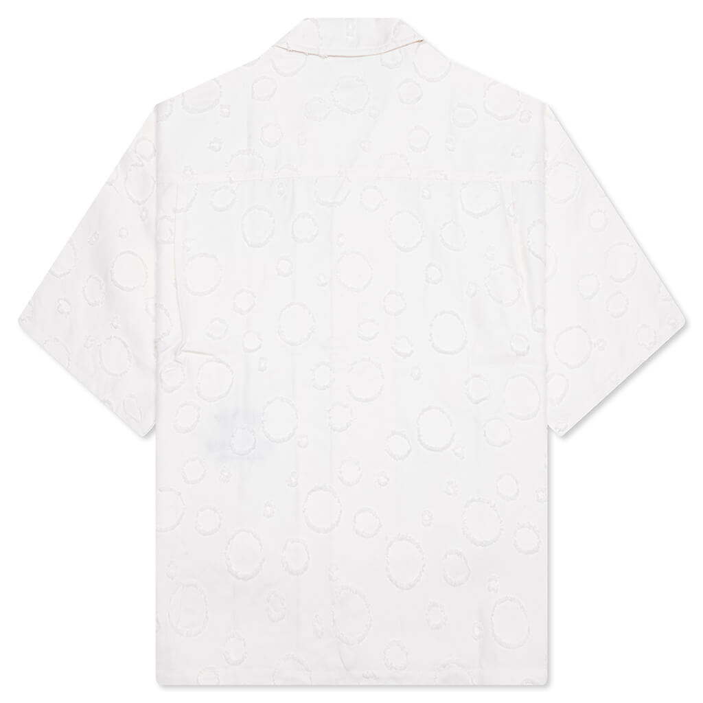 Polka Dot Camp Shirt - White