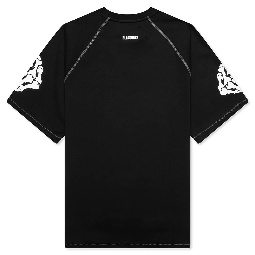 Pollution Boxy Raglan T-Shirt - Black
