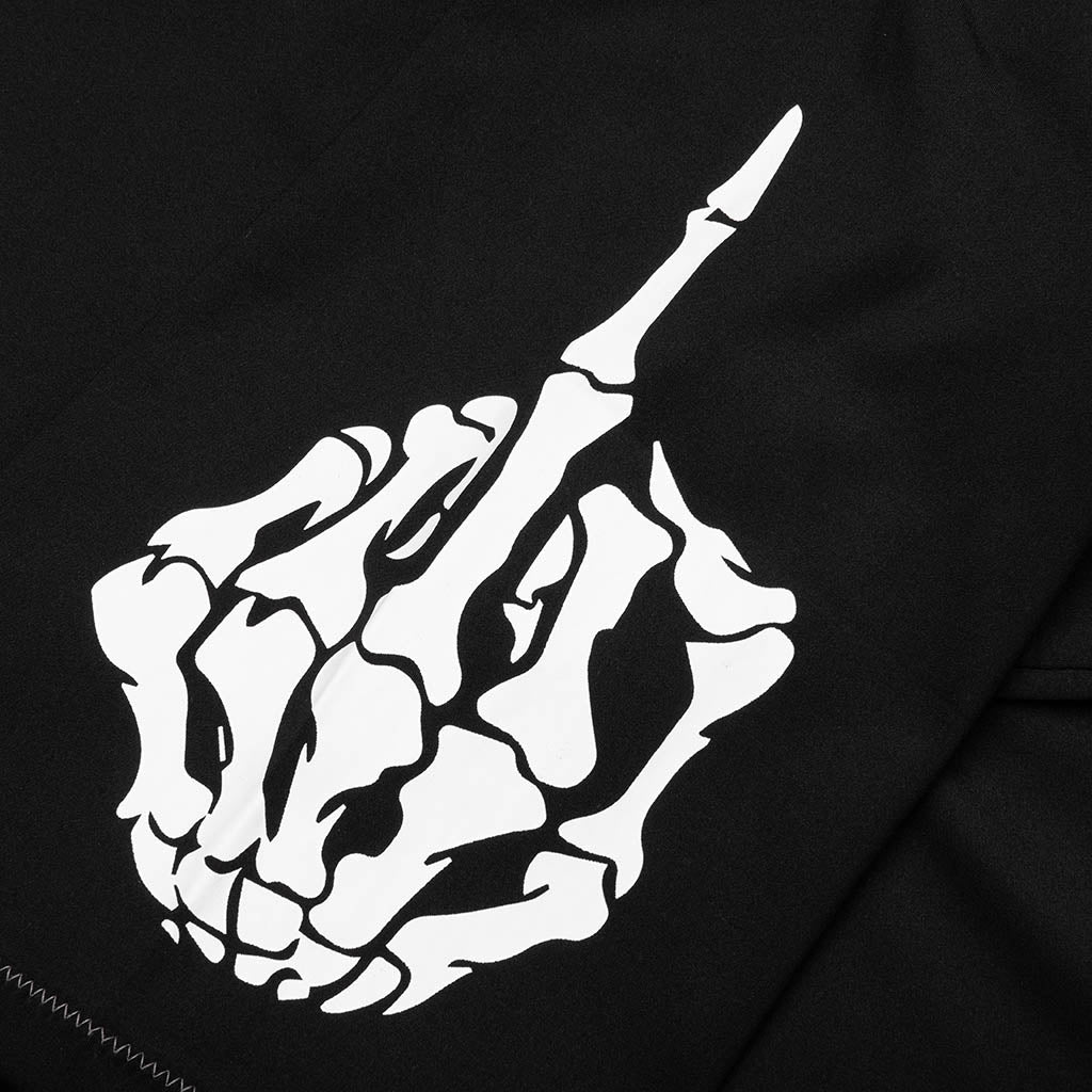 Pollution Boxy Raglan T-Shirt - Black