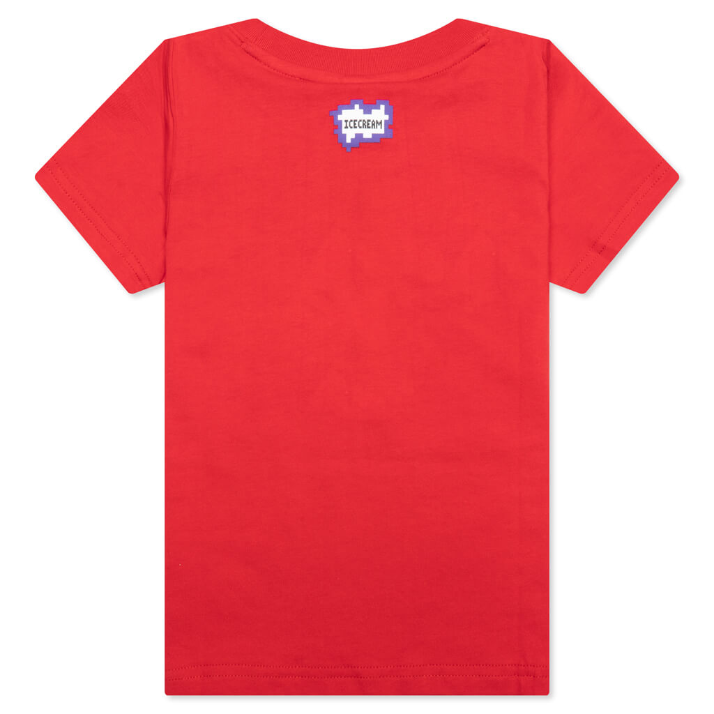 Kids Pop S/S Tee - Racing Red