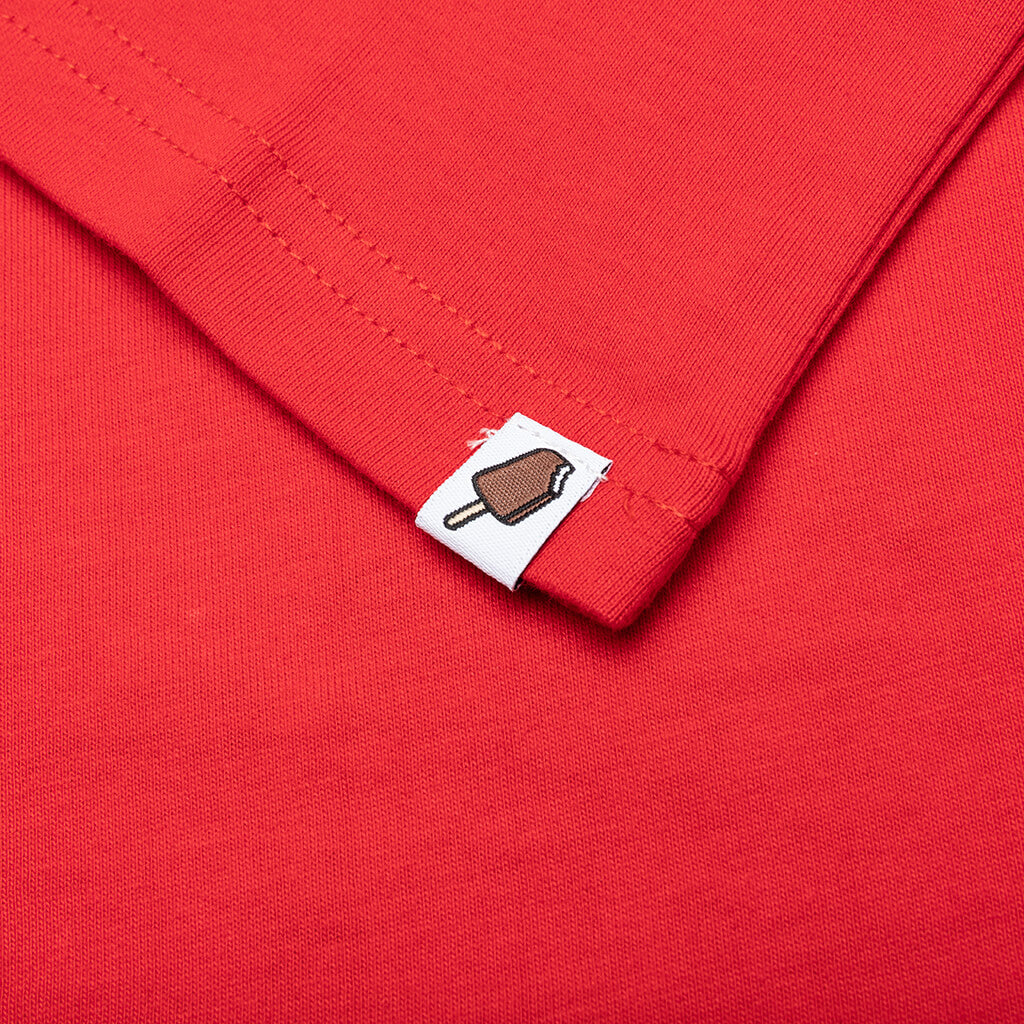 Kids Pop S/S Tee - Racing Red